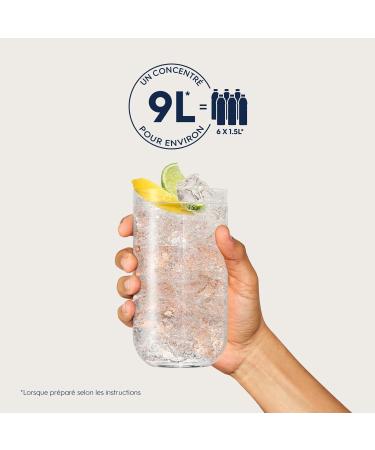 SodaStream Sugar Free Lemonade Concentrate for Sparkling Water and Soda Machine | Prepare up to 9 Liters of Lemonade in Seconds 440ml - Buy Online on GoSupps.com