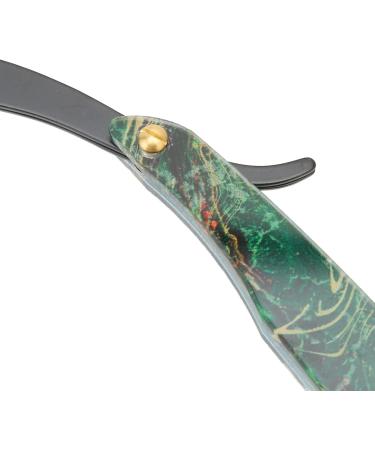 Foldable Manual Razor - Professional Straight Edge Razor with Acrylic Handle Stainless Steel Portable & Safe for Home Salon & Hairdresser - Buy Online on GoSupps.com