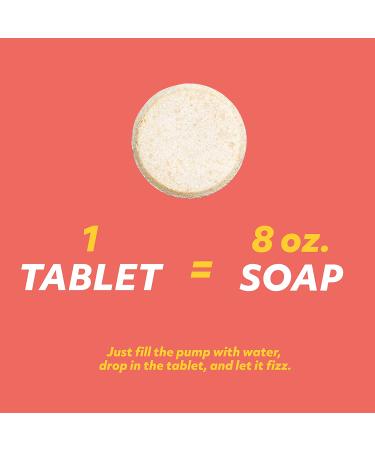 Softsoap Foaming Hand Soap Tablets Refill - Lemon Fizz, 6 Count Pack - Eco-Friendly Hand Soap Tablets - Buy Online on GoSupps.com