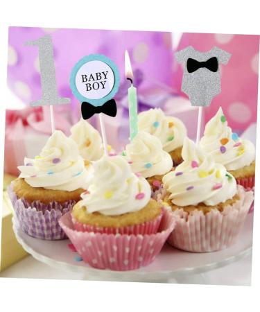 ibasenice Wooden Paper Cup Baby Girl Insert Card Silver 14.40X4.50X0.50CM - Buy Online on GoSupps.com