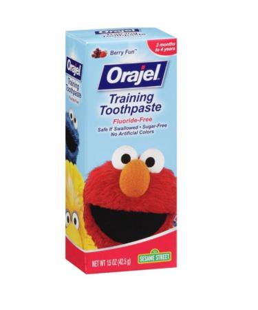 Orajel Toddler Training Toothpaste Berry Fun 1.50 oz (Pack of 6)