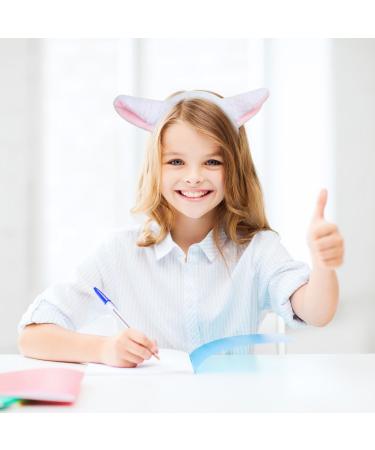 Miaija 4Pieces Sheep Ears Headband White and Pink Animal Headband Cartoon Alice Band Fancy Dress Accessories for Kids - Buy Online on GoSupps.com