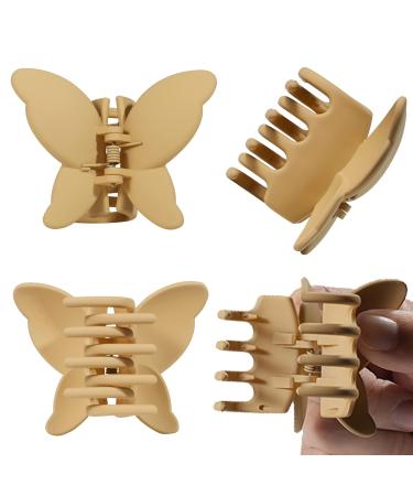 8 Pack 2.36 Inch Hair Claw Clips for Women - Matte Butterflies Hair Clamps - Gifts for Girls - Thin to Medium Hair Accessories - Buy Online on GoSupps.com