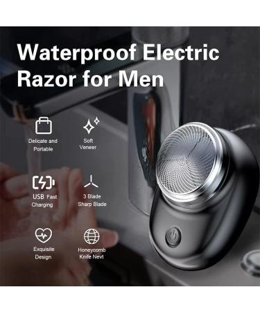 Mini Electric Razor for Men - Waterproof Portable USB Rechargeable Shaver | Ideal for Travel & Home Use - Buy Online on GoSupps.com