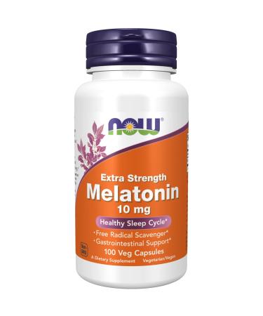 Now Foods Extra Strength Melatonin 10 mg 100 Veg Capsules