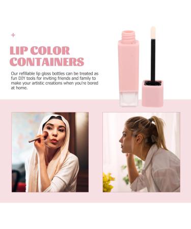 Homoyoyo 4pi ces Lot De Tubes De Gloss L vres Rechargeables Et Lavables Compacts Et L gers Avec Base Transparente - Buy Online on GoSupps.com