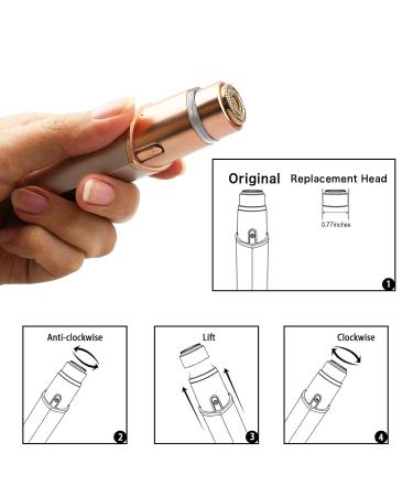 Replacement Heads for Flawless Finishing Touch Gen 3 - New Blades for Facial Hair Remover | Shop Internationally - Buy Online on GoSupps.com