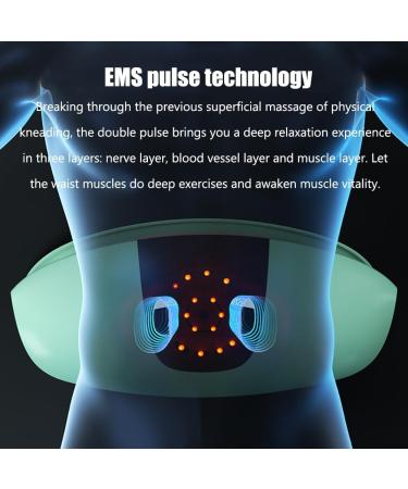 ThyxG Intelligent Lumbar Spine Traction - Electric Back Extensor with EMS Pulse Hot Compress & Vibration for Pain Relief - Buy Online on GoSupps.com