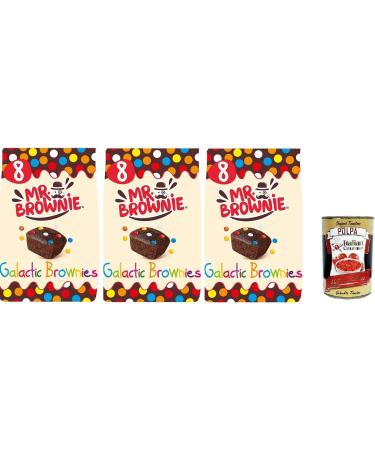  Italian Gourmet E.R. 3 x White Chocolate with Coconut Flakes 3 x Lemon Brownie 3 x Galactic Brownie + Italian Polpa Gourmet 400 g - Buy Online on GoSupps.com