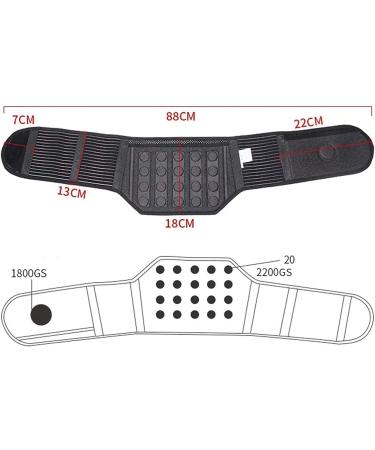 Mitlow Self-Heating Hip Belt | Adjustable Lumbar Support with Magnetic Pain Relief | XL for Back & Lumbar Pain Relief - Buy Online on GoSupps.com
