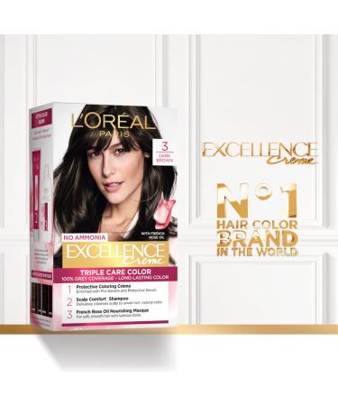 L'Oreal Paris Darkest Brown Hair Color 72ml + 100g - Buy Internationally | Best Quality Hair Dye - Buy Online on GoSupps.com