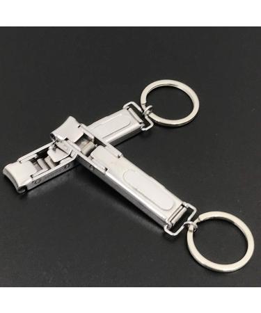 Ultra-Thin Foldable Hand Toe Nail Clippers with Keychain Trimmer Nail Art Tool Key Ring Creative and Usefulsecurity - Buy Online on GoSupps.com