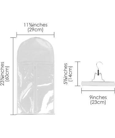 Hair Extension Bag - Home Wig Hair Extension Storage Bag with Hanger Lightweight Bag Breathable Real Hair Wig Container for Living Room Hairdressing Salon White - Buy Online on GoSupps.com