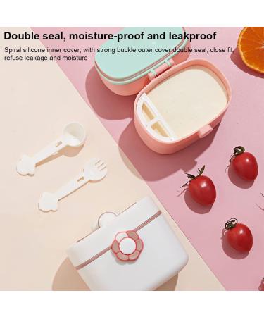 EACHPT 410ML Baby Formula Powder Dispenser Pot - Portable Sealed Storage for Outing and Travel - Pink - Buy Online on GoSupps.com