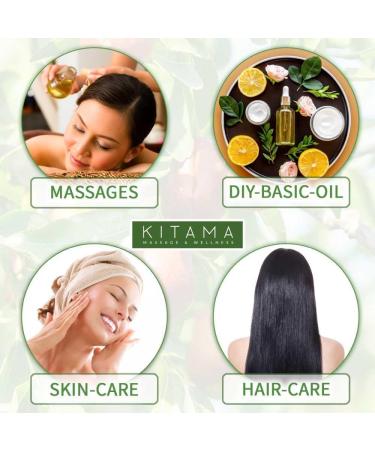 Buy 5L Kitahaba Jojoba Oil - 100% Pure Cold-Pressed Natural Oil for Skin Hair Baby Care & Massage | International Shipping - Buy Online on GoSupps.com