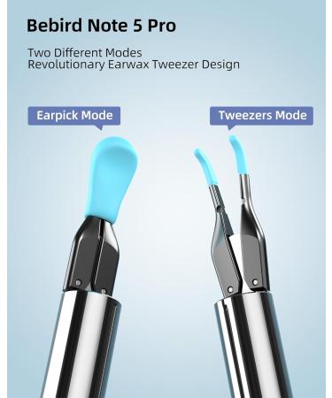 Buy Bebird Pro Ear Wax Removal Tool Camera - 3 in 1 Otoscope with Light WiFi Ear Cleaner & Tweezers | HD Endoscope for iPhone & Android - International Shipping Available - Buy Online on GoSupps.com