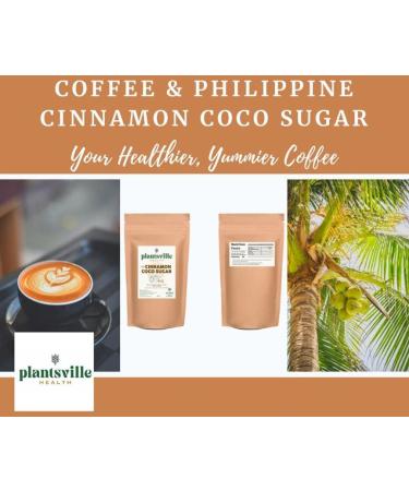 Plantsville Health Cinnamon Coco Sugar 150g - Natural Sugar Substitute for Baking & Drinks - Buy Online on GoSupps.com