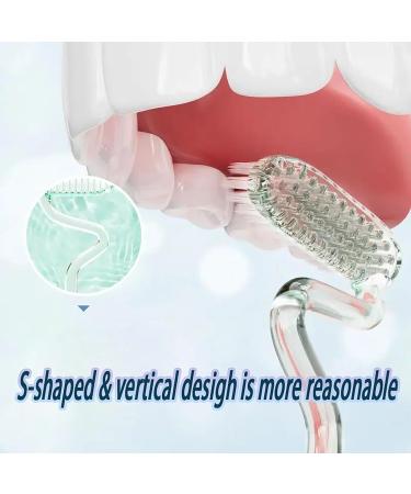 2-Piece S-Shaped Toothbrush Set | Scientifically Designed Soft Bristle Brush for Comprehensive Teeth & Gum Care - Deep Clean for Adults - Buy Online on GoSupps.com