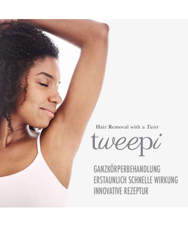 Tweepi Hair Growth Inhibitor | Anti Hair Growth Cream - Permanent Hair Removal for Body & Face | Paraben-Free - 50g - Made in UK - Buy Online on GoSupps.com