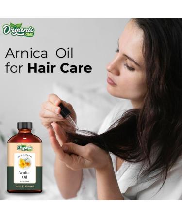 Arnica Oil (Arnica Montana) | Pure Natural Essential Oil for Skincare Hair Care & Massage - 118ml/3.99fl oz - Buy Online on GoSupps.com