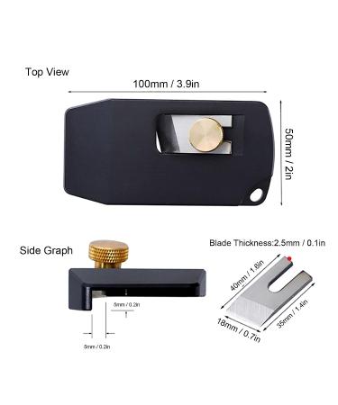 Wood Edge Trimmer Tool with High Speed Steel Blade - Ideal for PVC, ABS, Melamine, Veneer | Edge Banding Cutter - Buy Online on GoSupps.com