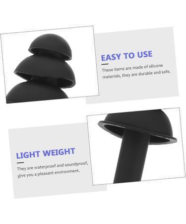 Beaupretty Noise Cancelling Ear Plugs - 2 Pairs Silicone Swimming & Travel Ear Protection - Soft Noise Reduction for Motorcycles - Light Grey - Buy Online on GoSupps.com