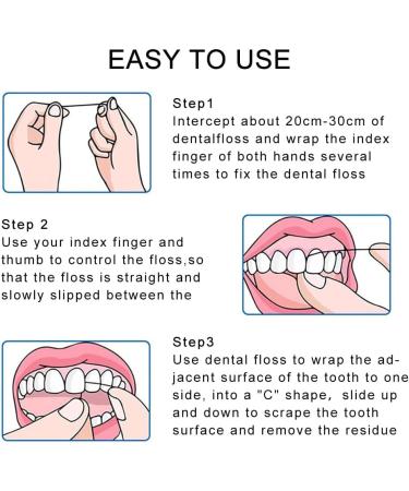 Bamboo Charcoal Dental Floss Waxed Dental Floss Mint-Flavor 55 Yards (Pack of 4) with a Portable Box - Buy Online on GoSupps.com