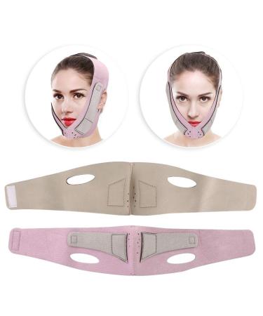 V Facial Mask & 3D Band for Lifting & Fat Burning Enhance Your Facial Contour (Pink) - Buy Online on GoSupps.com
