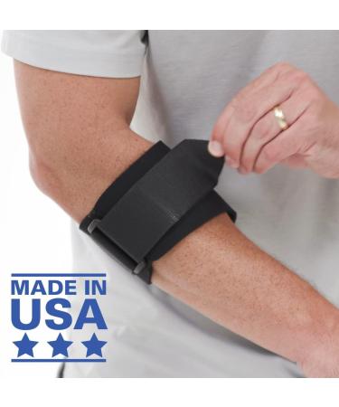 Cho-Pat Golfer s Elbow Support Strap | Adjustable Compression | Mayo Clinic Design | Forearm Support for Elbow Treatment & Muscle Strains - Medium - Buy Online on GoSupps.com