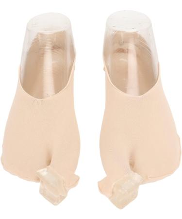 Bunion Relief Socks for Women - Soft and Breathable Hallux Valgus Correction Toe Separator Socks for Work (Skin Color) - Buy Online on GoSupps.com