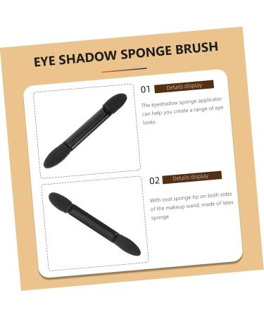 Baluue 50pcs Eye Shadow Sponge Tip Brush Long Handle Eyeshadow Sponge Tip Makeup - Buy Online on GoSupps.com