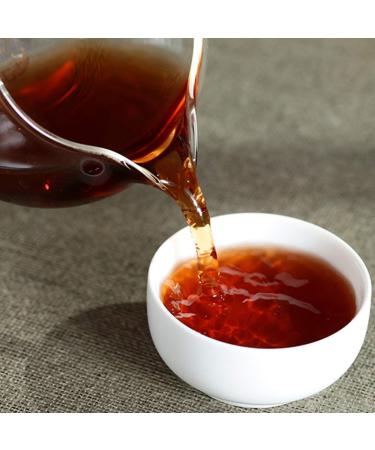 HELLOYOUNG 357g de th Pu-erh m r et vieilli th noir ferment cuit de fabrication traditionnelle chinoise aliment vert biologique au corps plein - Buy Online on GoSupps.com