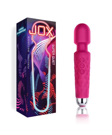 JOX wireless massage tab - the strongest therapeutic vibration force - magical stress exemperator - 20 different vibration types 8 speeds - including travel bag rose