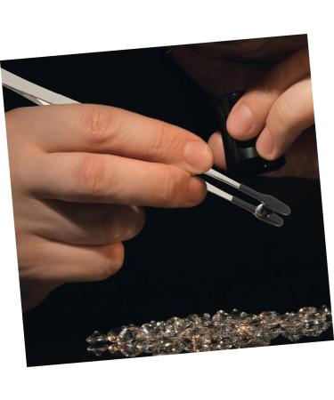 Minkissy 6 STK Stainless Steel Stamp Clip Brow Tool & Tweezers for Handicrafts - Jewelry Production Aid (15.20x1.00cm Set of 3) - Buy Online on GoSupps.com