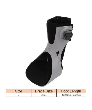 Adjustable Ankle Brace for Achilles Tendon Support | Breathable Pain Relief & Stabilizer | Portable Drop Foot Orthosis - S Left Foot - Buy Online on GoSupps.com