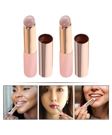 Baluue 4pcs Silicone Lip Brushes Set - Portable Blending & Concealer Makeup Tools for Flawless Lip Application - Ideal for Beauty Lovers (Pink - Buy Online on GoSupps.com