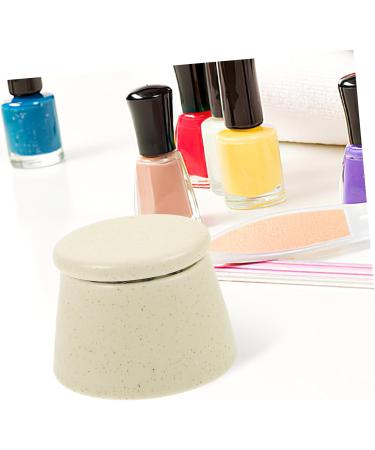 Beaupretty Nail Dappen Dish Japanese Manicure Brush Cup Nail Liquid Holder Ceramic Nail Dish Cups Dappen Dish for Acrylic Nails Nail Cups Manicure Nail Cup With Cover Crystal Liquid Ceramics - Buy Online on GoSupps.com