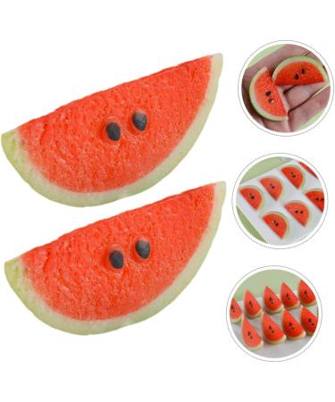 Alipis 4pcs Simulated Watermelon Slices Ornament Realistic Fruit Teaching Aid Pendant Student Fake Fruit Picture 1 5.30X2.50X2.50CM - Buy Online on GoSupps.com