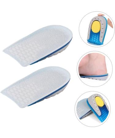 NOLITOY Shock Absorbing Height Increasing Insoles for Men - Self-Adhesive Arch Support Shoe Pads 2 Pairs of Comfort Height Heels - Buy Online on GoSupps.com