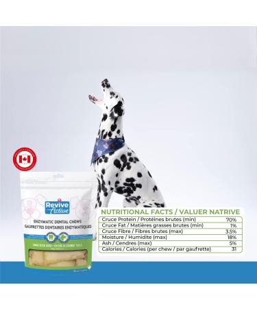 Revive Active - Enzymatic Dental Wafers for Medium-Large Dogs 14ct Prevents Plaque and Tartar Antiseptic Reduces Bacteria Improves Hygiene Oral of your Dog. - Buy Online on GoSupps.com