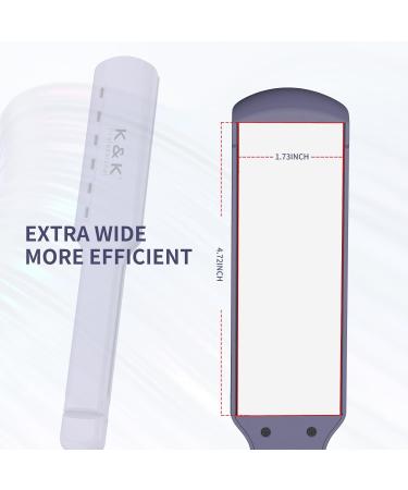 K&K 1.73 Inch Hair Straightener for Thick Hair - Extra Wide Flat Iron with Adjustable Temperature (290-450 ) Fast Heating Dual Voltage Ideal for Curly Hair - Buy Online on GoSupps.com