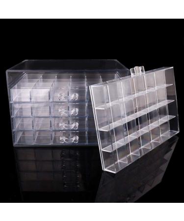 CUTICATE Transparent Plastic Storage Organizer - 120 Slots for Beads, Rings, Jewelry, Art & Crafts - Buy Online on GoSupps.com