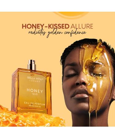 Honey Oud Eau de Parfum (3.4 fl. oz.) | Patchouli Vanilla Bergamot Floral & Spicy + Made with Clean & Vegan Essentials Oils + Cruelty Free | Long-Lasting Unisex Fragrance - Buy Online on GoSupps.com