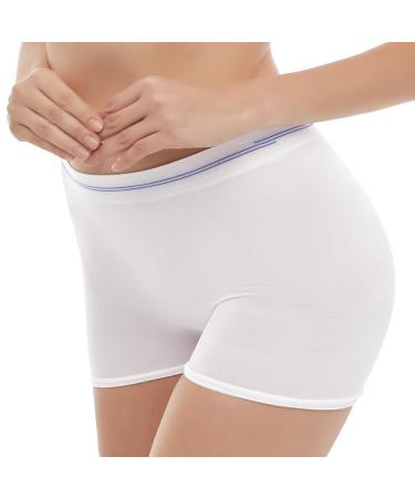 CARER BEAUTY Maternity Knickers 5 Pcs Postpartum Pants High Waist Underwear Pregnancy Seamless Soft Breathable for Maternity/C-Section Recovery/Incontinence L-XL White - Buy Online on GoSupps.com