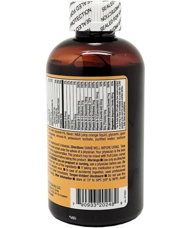 Germa B-Complex Syrup 8 oz - Sugar Free Dietary Supplement for Bone Health & Growth Aid - Orange Flavor - Buy Online on GoSupps.com