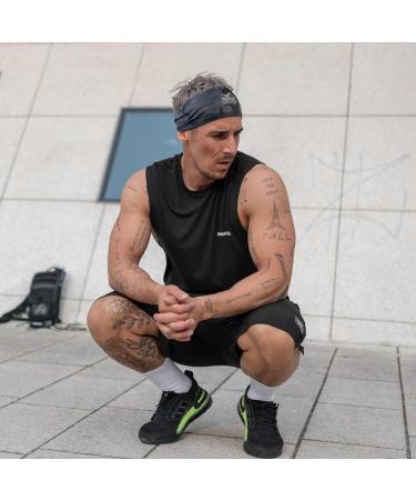 Phantom Sport Headband - Thin Sweatband for Men & Women | Grey Camo Hairband - Ideal for Workouts & Sports - Buy Online on GoSupps.com