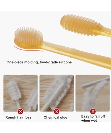 JJLFresheners Baby Toothbrush Set - 360 Silicone Dental Care for Infants (6-12 Months) | Carrot Tongue Brush & Bath Toys - Buy Online on GoSupps.com