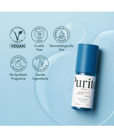 PURITO Deep Sea Serum | Deep Sea Water 66% + Marine Complex + Snow Mushirooms | Facial Serum | for Hydration Skin Plumping | Lightweight & Non-Greasy Texture | Korean skincare 60mL 2.02 fl.oz 2.02 Fl Oz (Pack of 1) - Buy Online on GoSupps.com