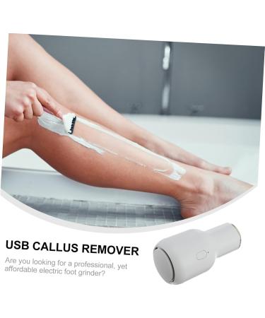 Healeved Electric Foot USB Remover USB Rechargeable Pedicure Tool USB Foot Feet Care Remover Scraper Safe Foot Care Tool Foot Pedicure Tools Power Tools Major Abs White - Buy Online on GoSupps.com