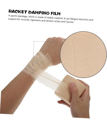 Mobestech 5 Rolls Shock Absorbing Film - Badminton Racket Grip Tape | Elastic Sports Accessories for Athletes - Buy Online on GoSupps.com